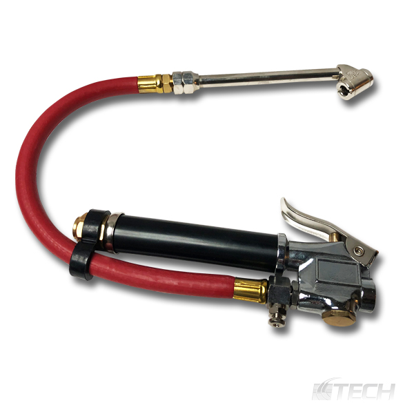 Dill Inflation Gauge 1 ft. Hose Dual Ang Foot Chuck - Storage